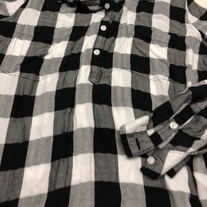 SO Tops - Black and white checkered shirt SO Tops - Black and white checkered shirt